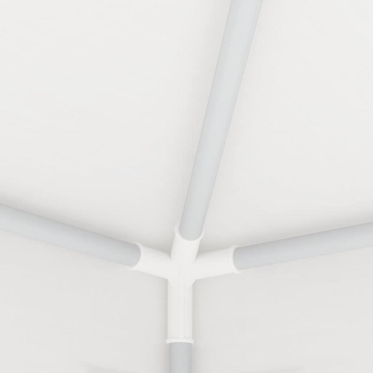 PROFI-PARTYZELT Mit Seitenwänden 4/4 M Weiss 90 G/M² - Weiß, Kunststoff (400/275/400cm) - vidaXL
