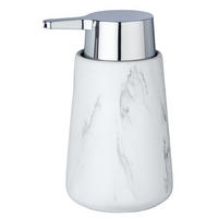 SEIFENSPENDER Adrada 8,5/10,5/15 cm - Grau, Keramik (10.5/15/8.5cm) - Wenko