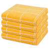 HANDTUCH Sensual Skin Karo 4er-Set - Dunkelgelb, Textil (50/100cm) - Ross
