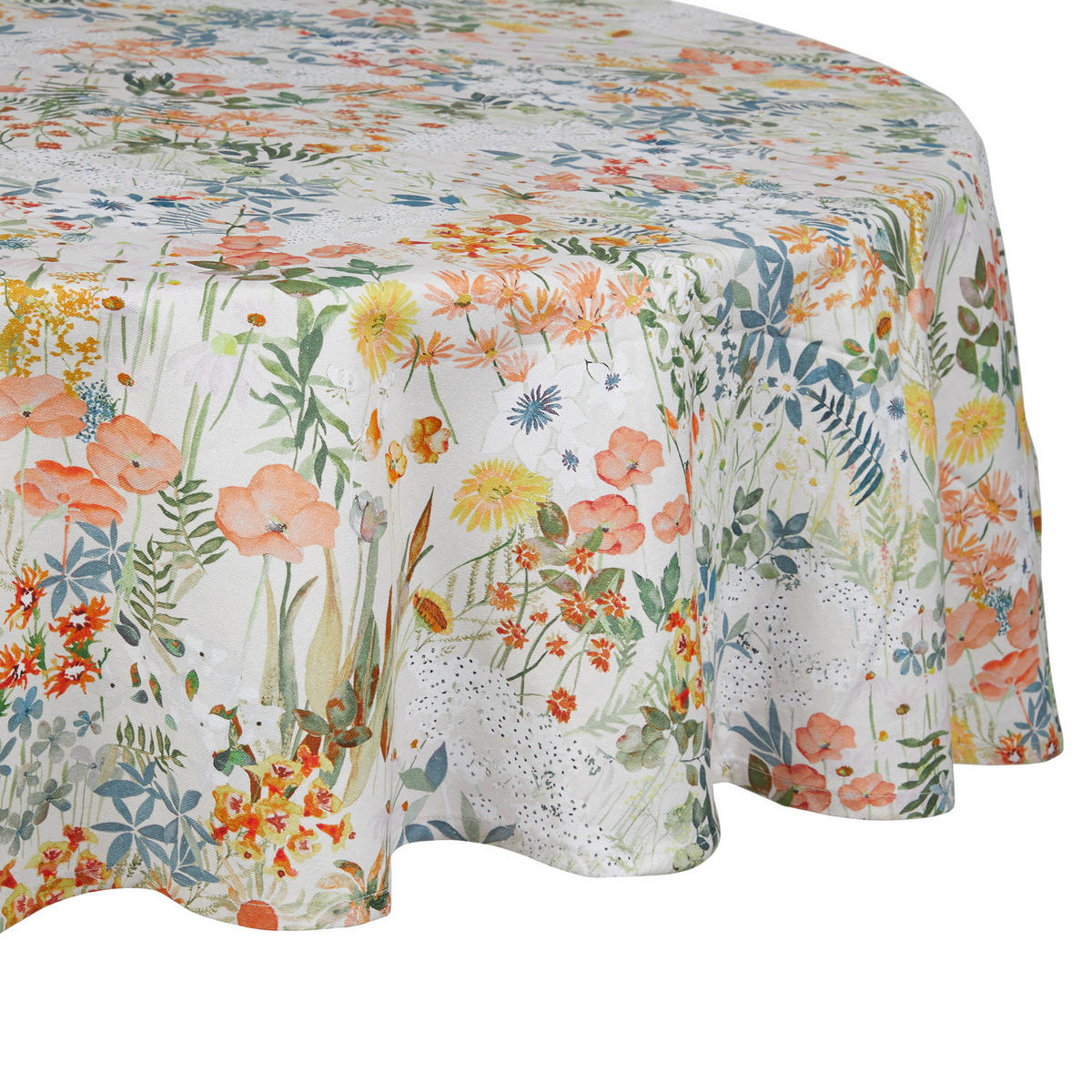 TISCHDECKE Montecito - Multicolor, Textil (180/180cm) - BUTLERS