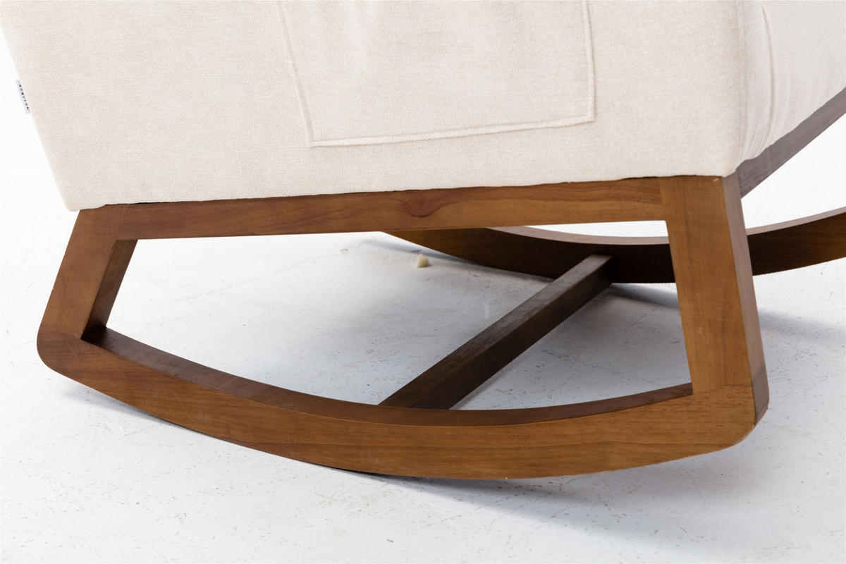 SCHAUKELSTUHL, Beige - Beige, Holz (94/100.48/68.98cm)