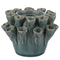 TEELICHTHALTER Coral - Türkis, Keramik (7cm) - Butlers