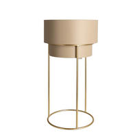 BLUMENTOPF Erin - Beige, Metall (51cm) - home&you