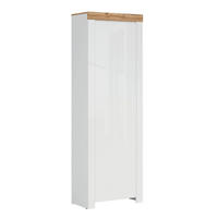 PŘEDSÍŇOVÝ NÁBYTEK Hella Bílá a dřevo - bílá, kompozitní dřevo (68/203/37cm) - Petits-meubles