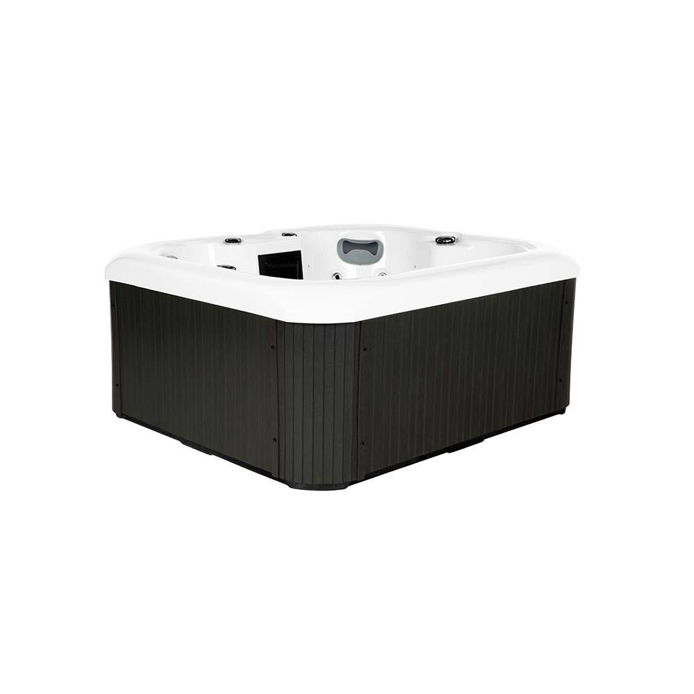 OUTDOOR Whirlpool SEA STAR PURE 180 x 160 cm für 4 Personen - Anthrazit, Kunststoff (160/79/180cm) - Home Deluxe