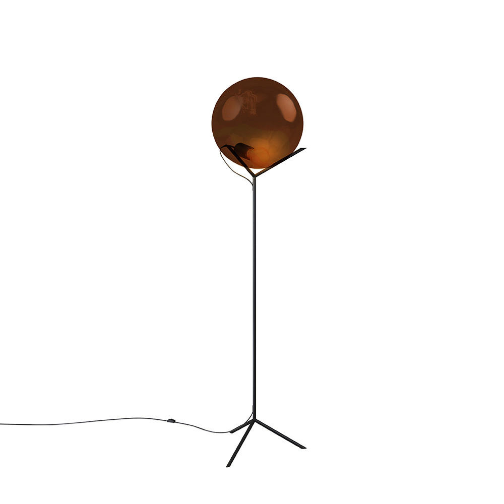 s.luce Stehlampe Braun 40x175x40 cm