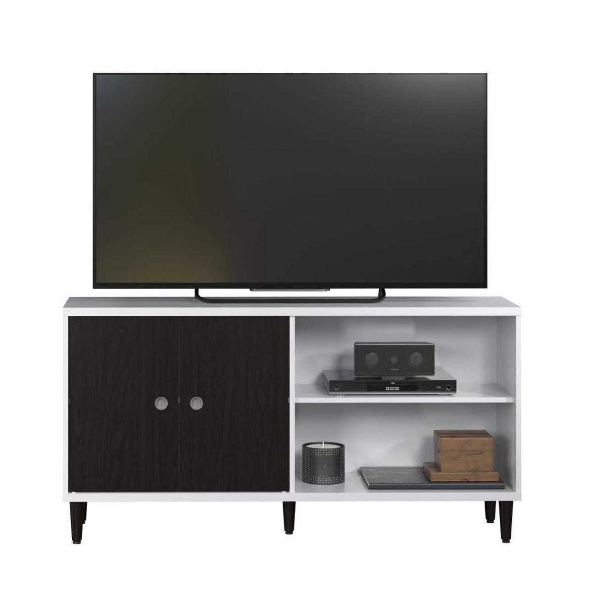 TV TISCH weiß - Weiß, Holzwerkstoff (136/70/36cm) - ebuy24