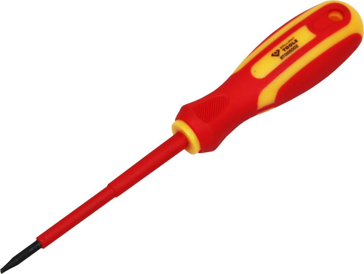 VDE SCHRAUBENDREHER SCHLITZ 3,0 X 75 MM - Multicolor, Kunststoff/Metall (5/21cm) - BRILLIANT TOOLS