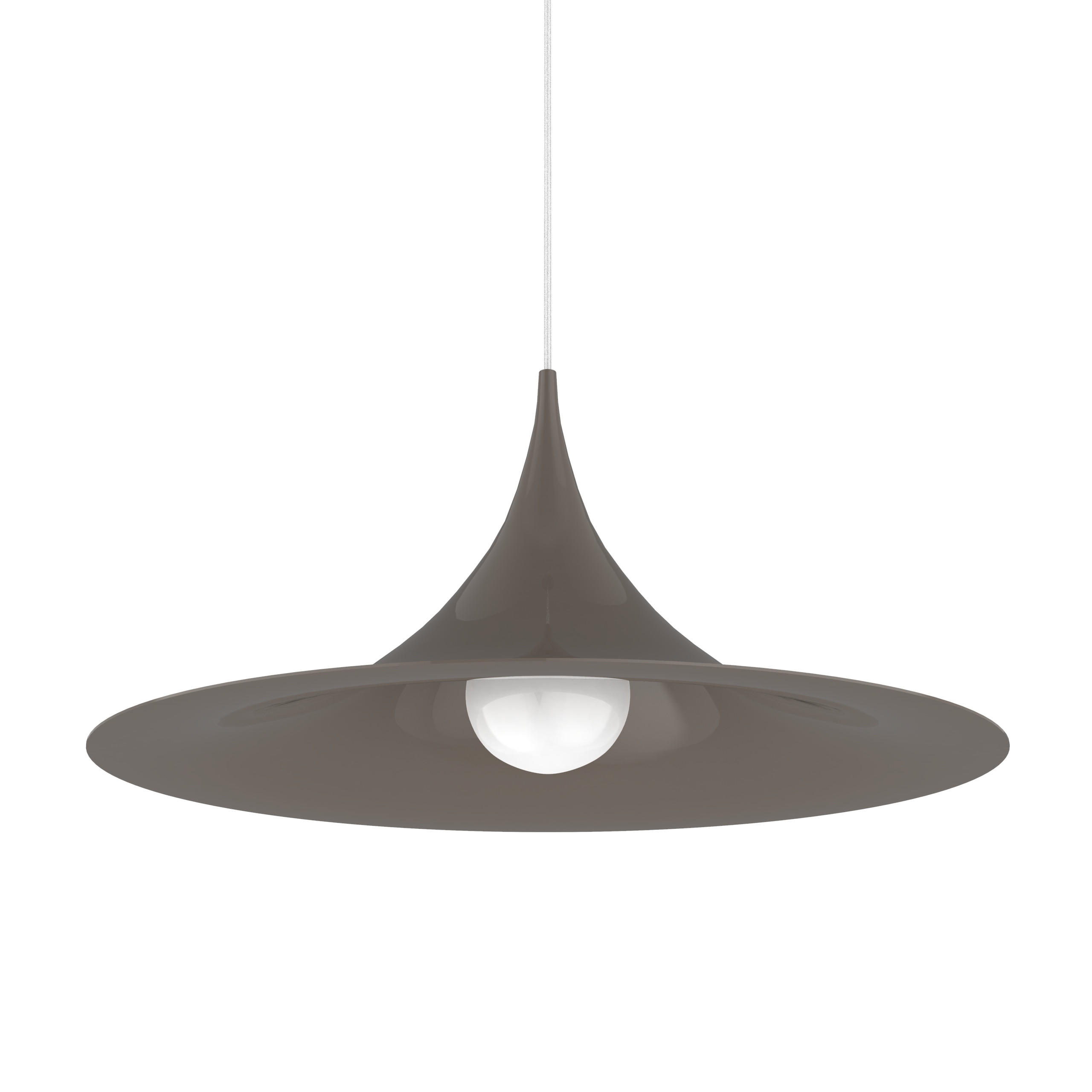 HÄNGELEUCHTE - Graubraun, Metall (57/57/27cm) - Lumicom