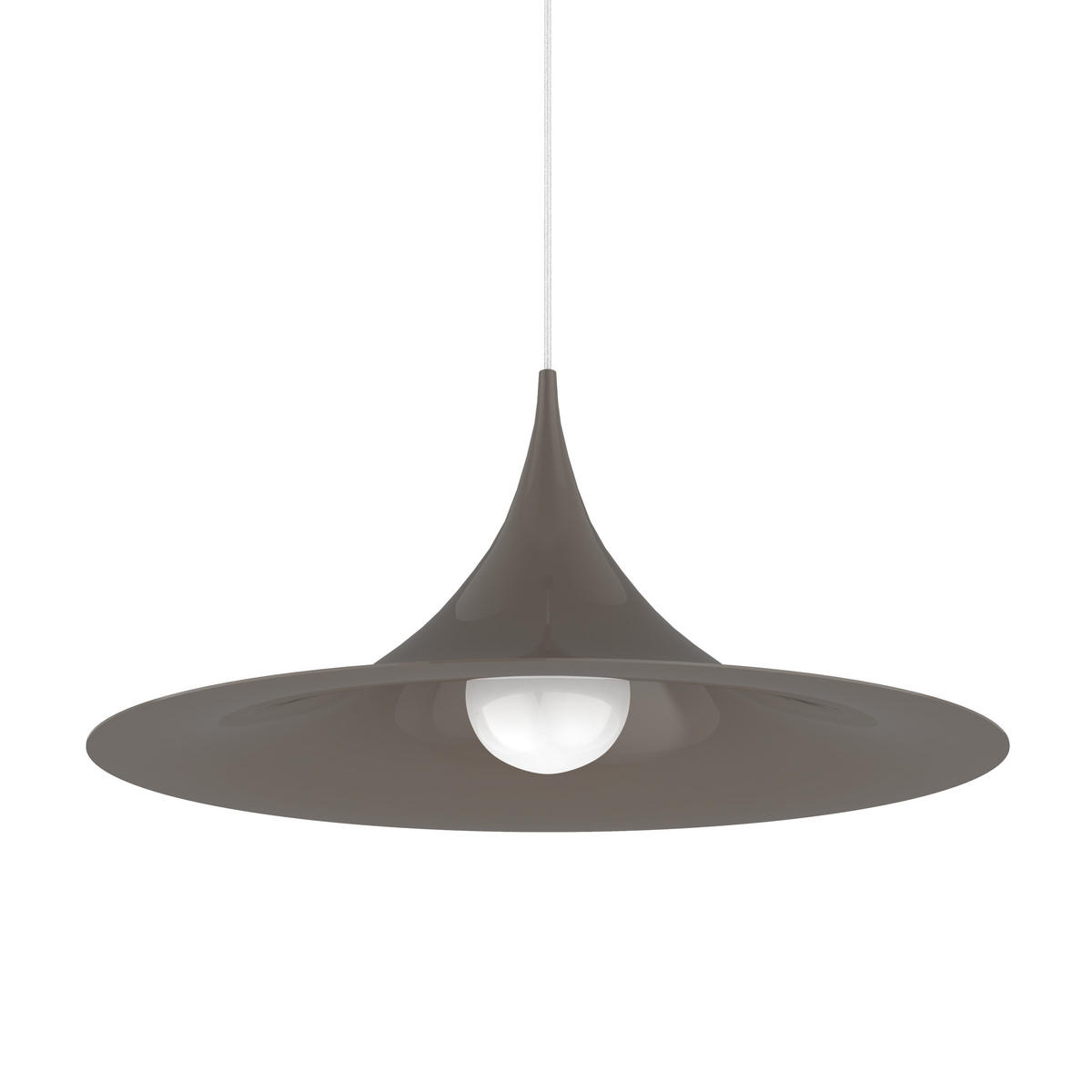 HÄNGELEUCHTE - Graubraun, Metall (57/57/27cm) - Lumicom