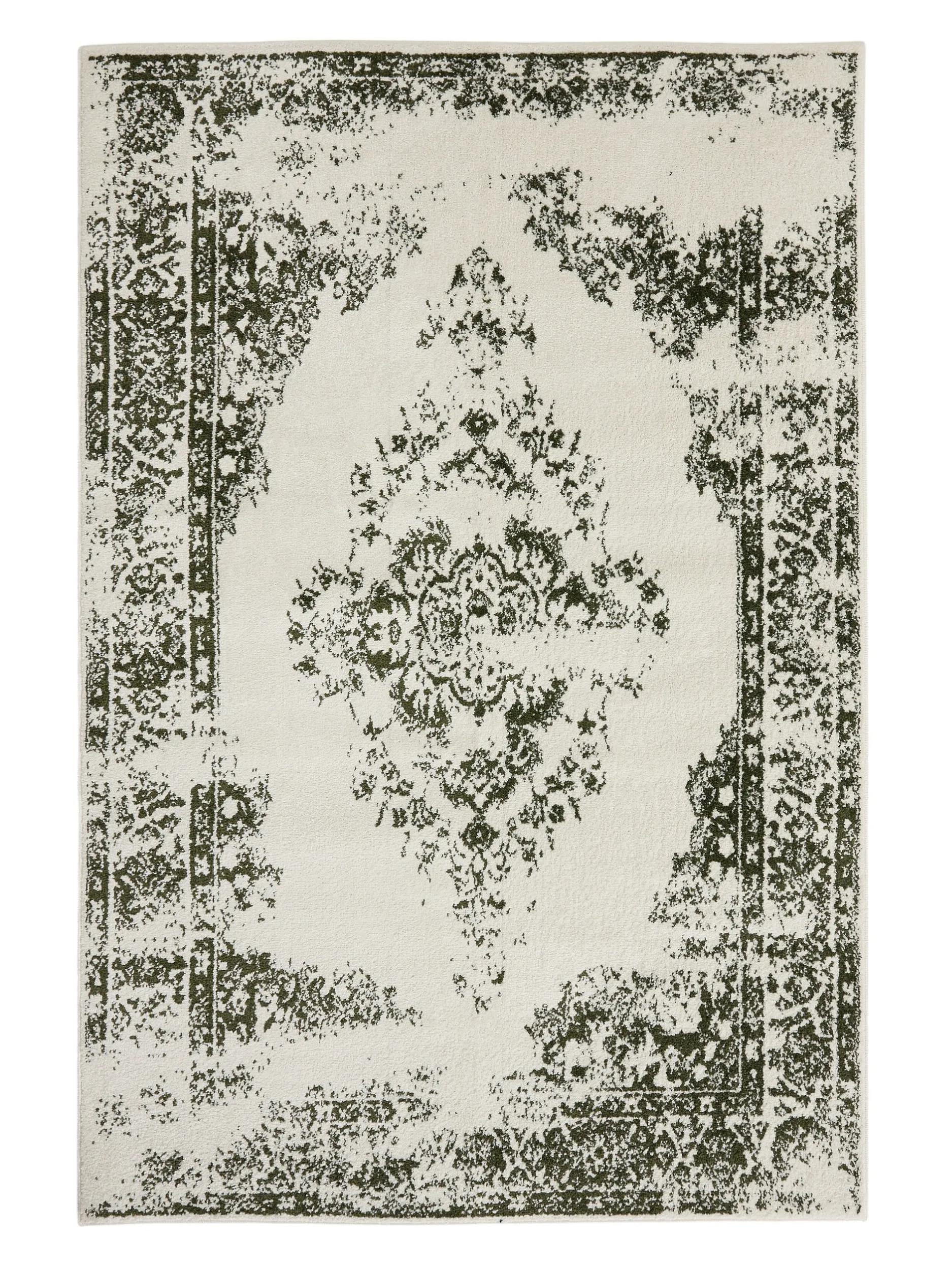 KOBEREC Sia Krémová/Zelená 140x200 cm - krémová/zelená, plast (140/200cm) - benuta