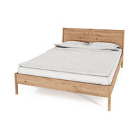 BETTGESTELL INA 120x200 Wildeiche - Eiche Bianco, Holz (120/200cm) - byoak