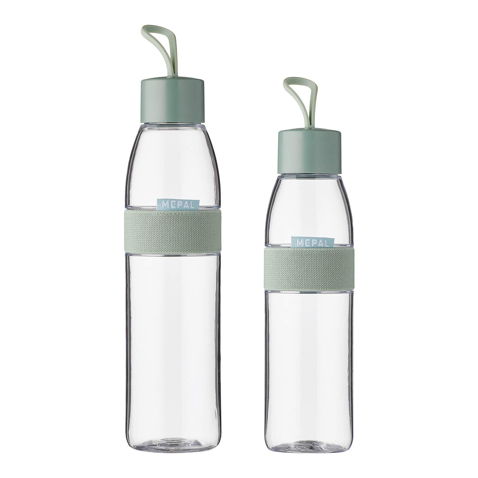 TRINKFLASCHEN ELLIPSE Nordic Sage 500 ml & 700 ml 2er Set - Mintgrün, Kunststoff (0.7L) - Mepal