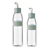 TRINKFLASCHEN ELLIPSE Nordic Sage 500 ml & 700 ml 2er Set - Mintgrün, Kunststoff (0.7L) - Mepal