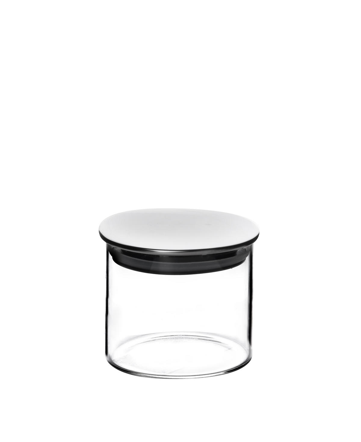GLASBEHÄLTER Modern Kitchen Transparent 9/9.5/9 cm Glas - Transparent, Glas (9.5/9/9cm) - Mondex