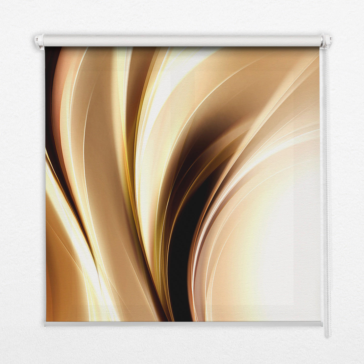 INNENROLLO - Fensterrollo - Rollo - 80x180 cm - Metall - Goldfarben, Kunststoff (80/180/0.5cm) - TULUP