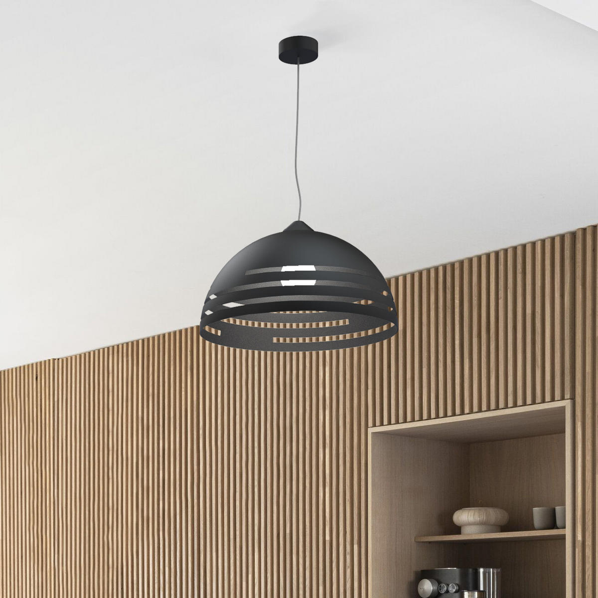 HÄNGELEUCHTE - Grün, Metall (20/40/20cm) - Lumicom