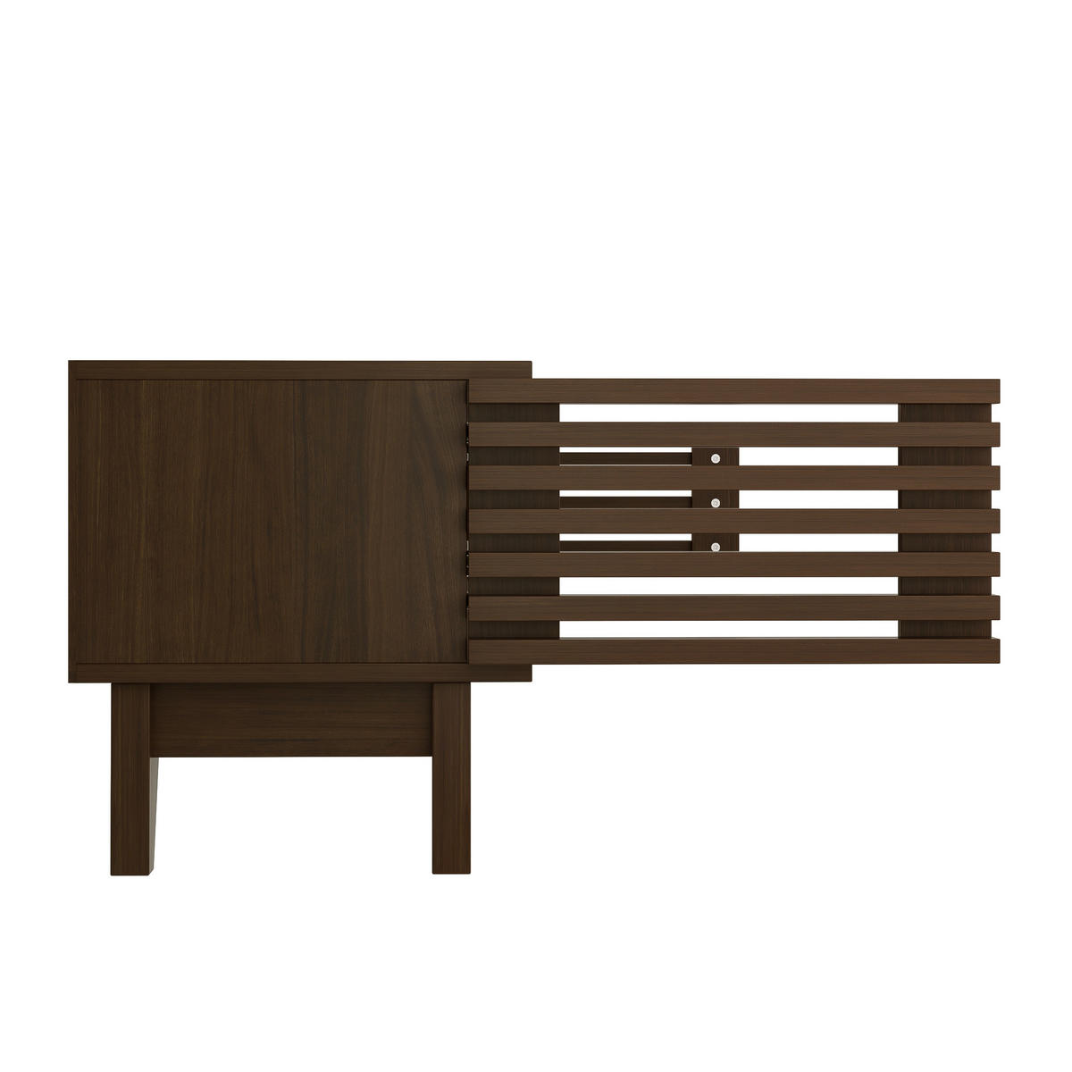 TV-SCHRANK 170cm 3 Türen 1 Schublade Vintage Holz modern - Naturfarben, Holzwerkstoff (35/40/170cm) - FLIEKS