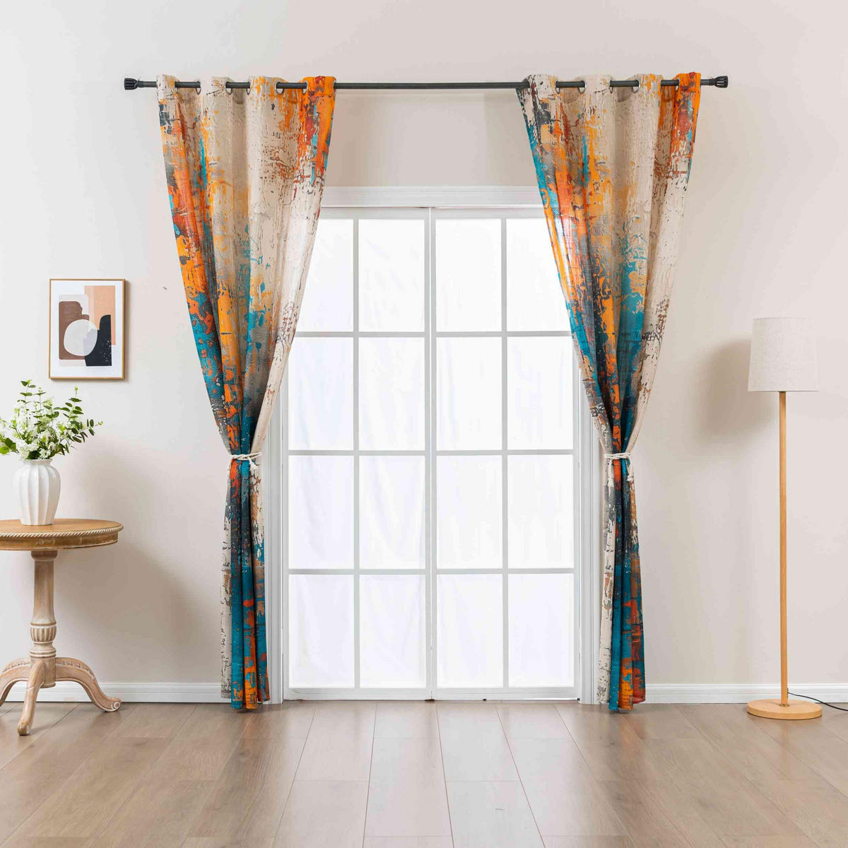 VORHANG SEOUL HxB 245x140 cm Apart - Türkis, Textil (140/245cm) - Gardinenbox