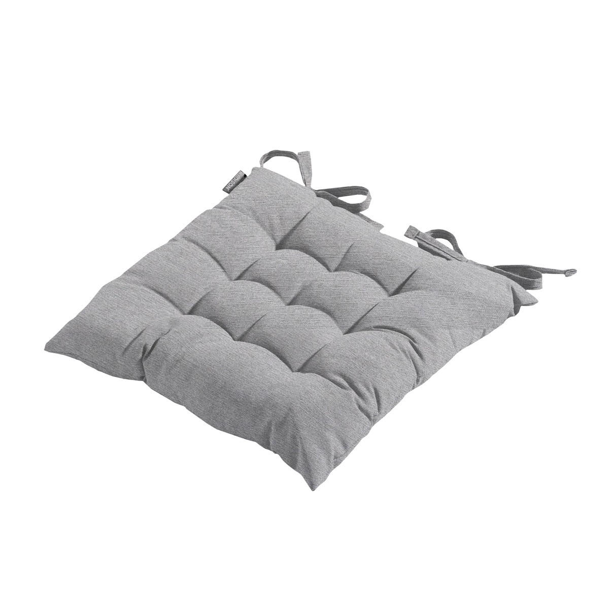 SITZKISSEN Neapel 46/46 cm 4er-Set - Grau, Textil (46/8/46cm) - Madison