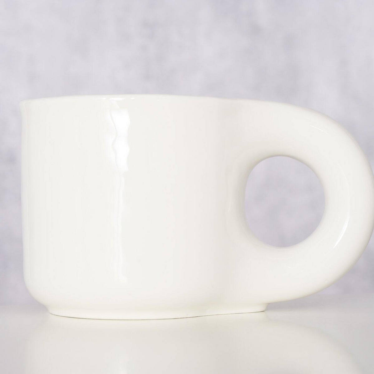 BECHER Thiago 250 ml - Weiß, Keramik (250L) - Boltze Home