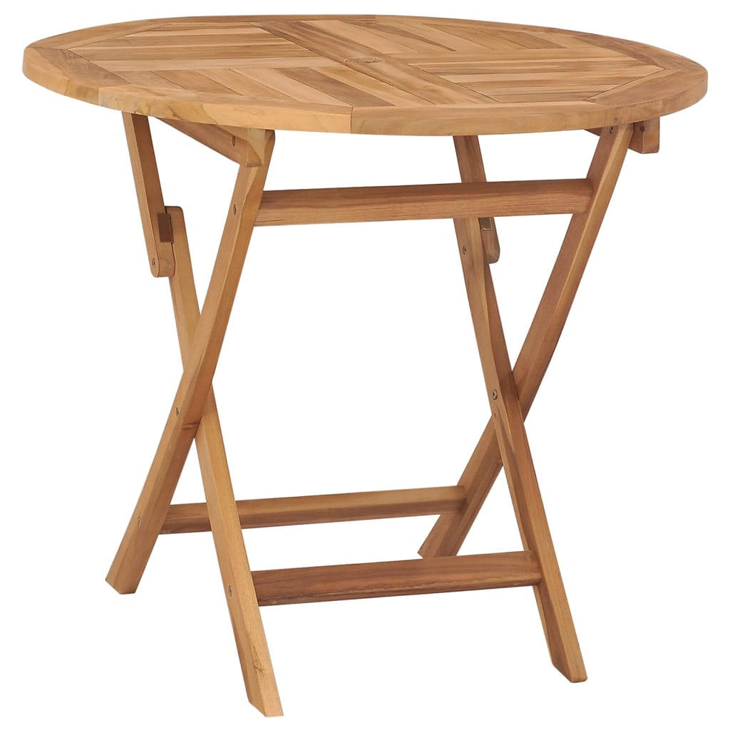 GARTENTISCH Tischold 85/76/85 cm - Hellbraun, Naturmaterialien (85/85/76cm) - ZMH