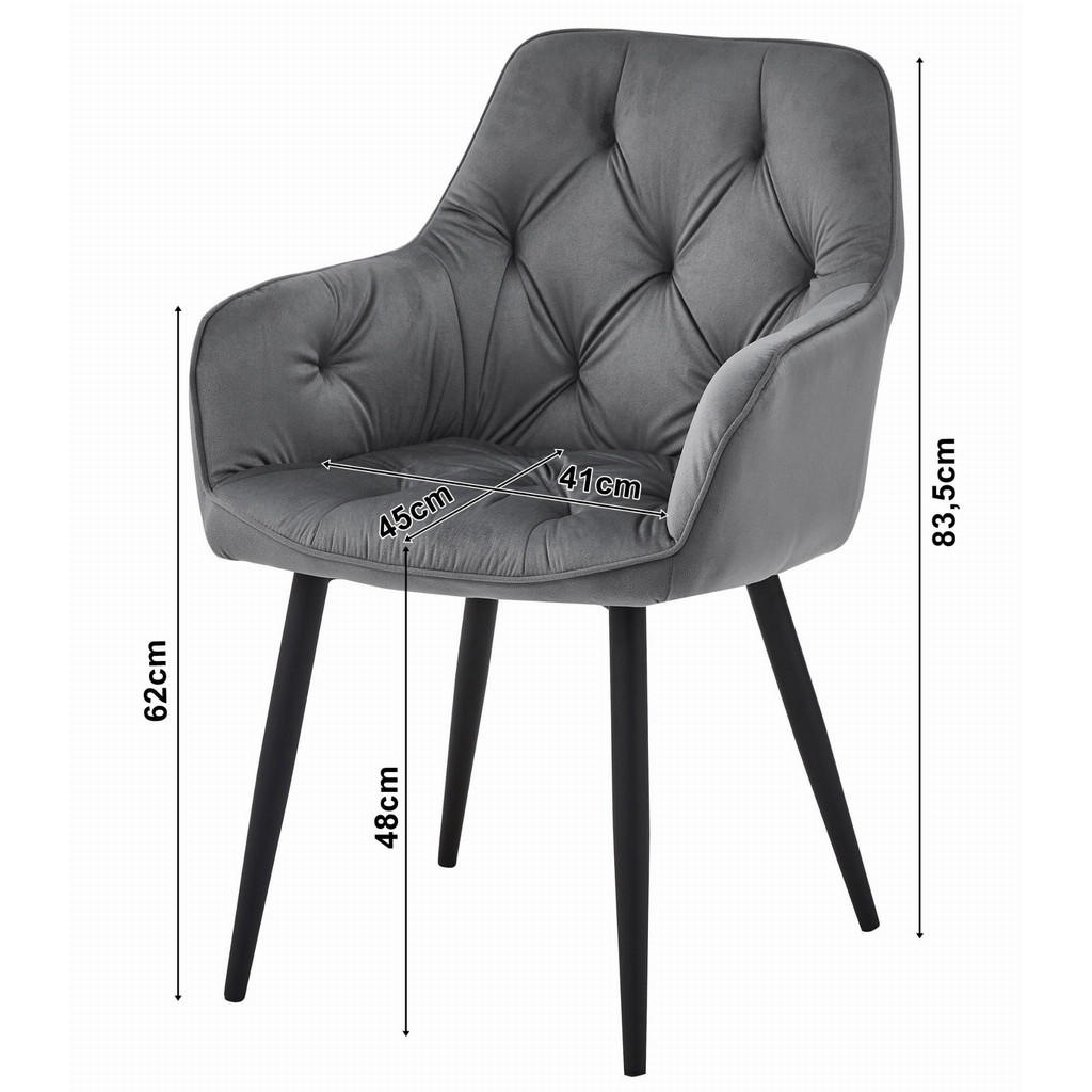 Thumbnail - Komodee Stuhl, Blau, Textil, 43x90x51 cm, Esszimmer, Stühle, Esszimmerstühle, Vierfußstühle