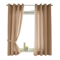 VORHANG 2ER SET BERLIN HxB 145x140cm Sand - Sandfarben, Textil (140/145/145cm) - Gardinenbox