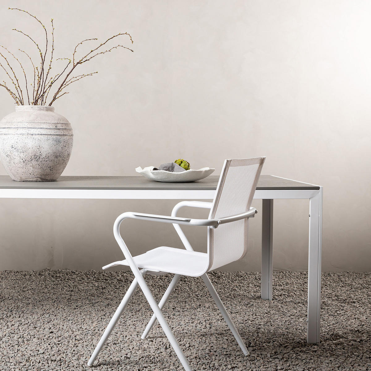 GARTENTISCH - Grau, Metall (205/90/75cm) - home24