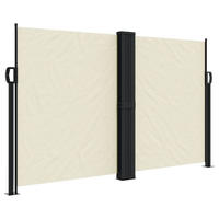 SEITENMARKISE Ausziehbar Creme 140x1200 cm - Creme, Textil (1200/140/1200cm) - furnicato