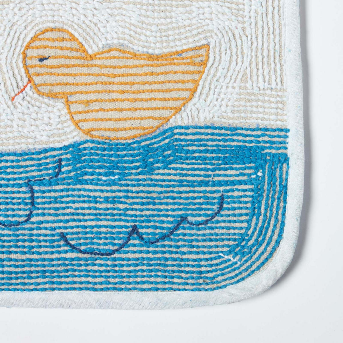 BADGARNITUR Ententeich 2-teilig, Baumwolle - Blau/Multicolor, Textil (45/75cm) - Homescapes