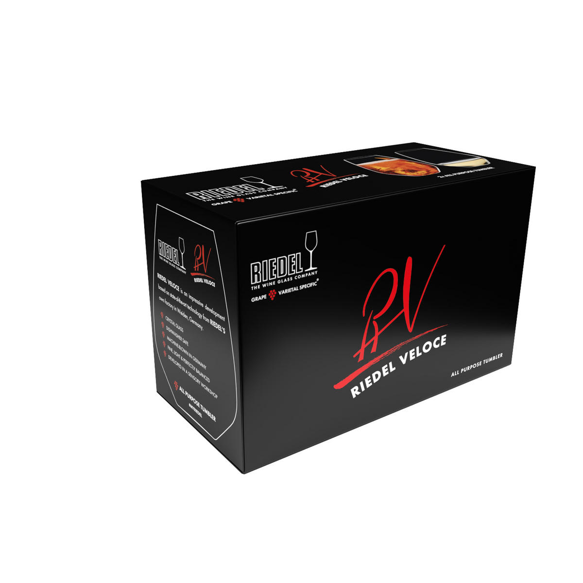 UNIVERSALBECHER Veloce transparent 550 ml 2er Set - Transparent, Glas (0.55L) - Riedel