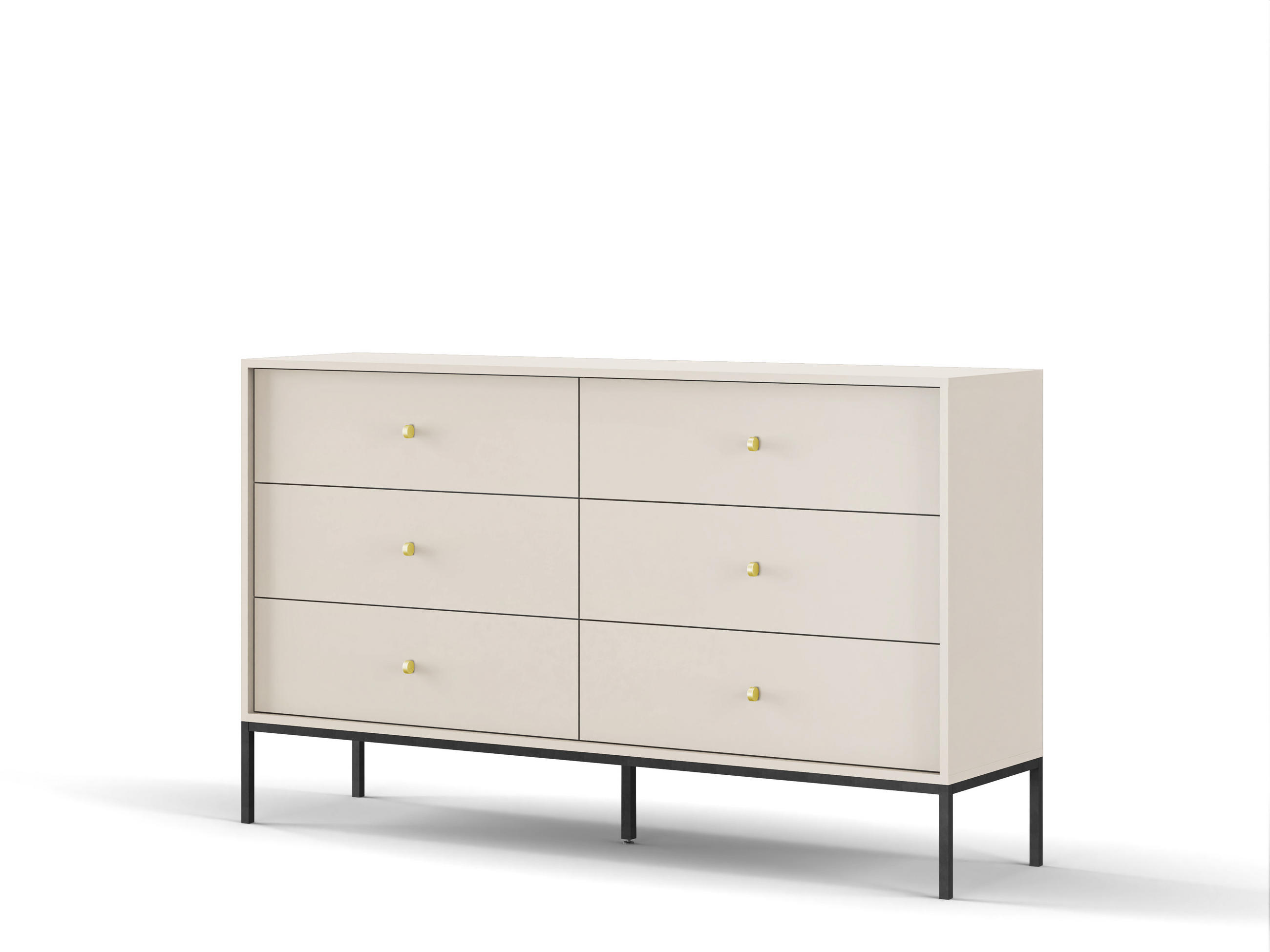 3XE Living Kommode, Beige 154x83x39 cm