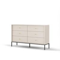 KOMMODE, sandbeige, 154 x 83 x 39 cm - Beige, Holzwerkstoff (154/83/39cm) - 3XE LIVING