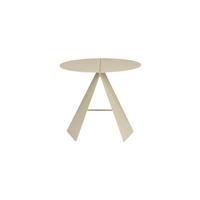 BEISTELLTISCH Foldy Beige - Beige, Metall (45/45.8/40.5cm) - Zuiver