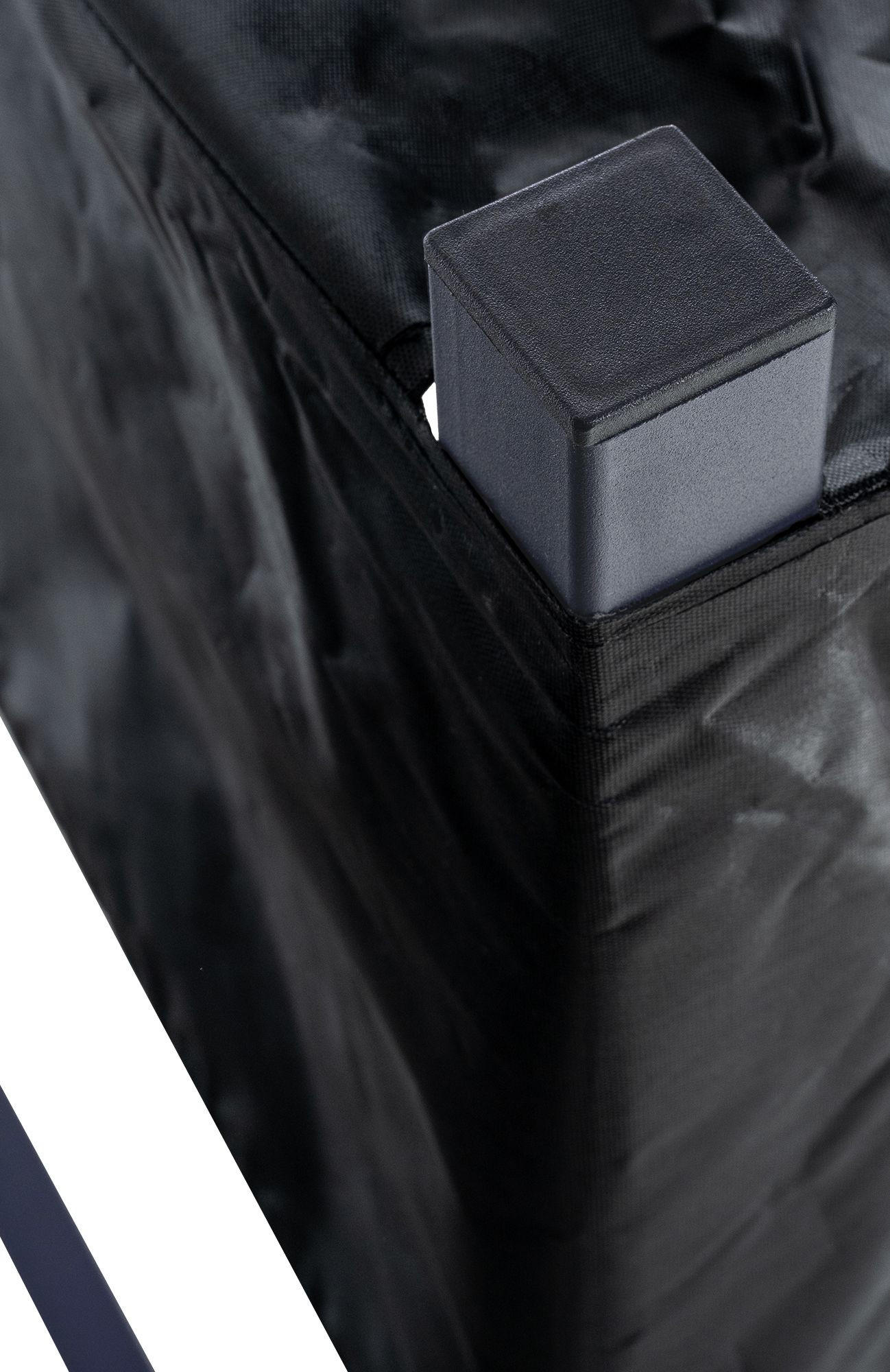 KAMINHOLZREGAL 160/25/115 cm Metall anthrazit - Anthrazit, Textil/Metall (160/115/25cm) - CLP