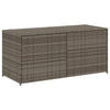 GARTENTRUHE Grau 283L Poly Rattan - Grau, Kunststoff (120/102/50cm) - furnicato