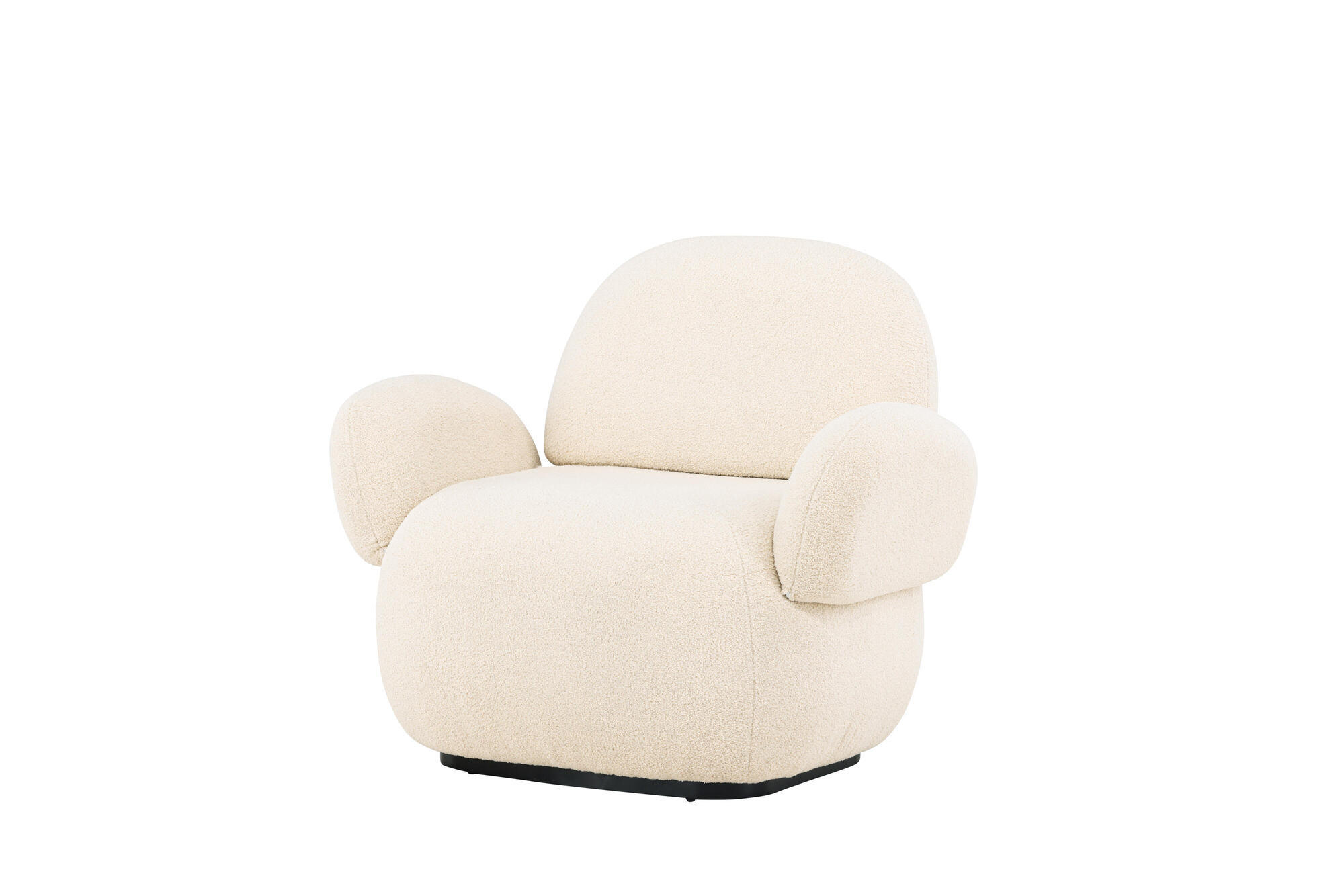 SESSEL SEVILLA Beige 105x84x87 cm - Beige, Textil (105/87/84cm) - FURNLUX