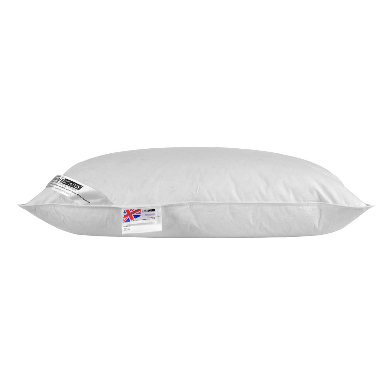 MUSIK-KISSEN mit Lautsprecher, Federn & Daunen 48/74 cm - Weiß, Textil (48/74cm) - Homescapes