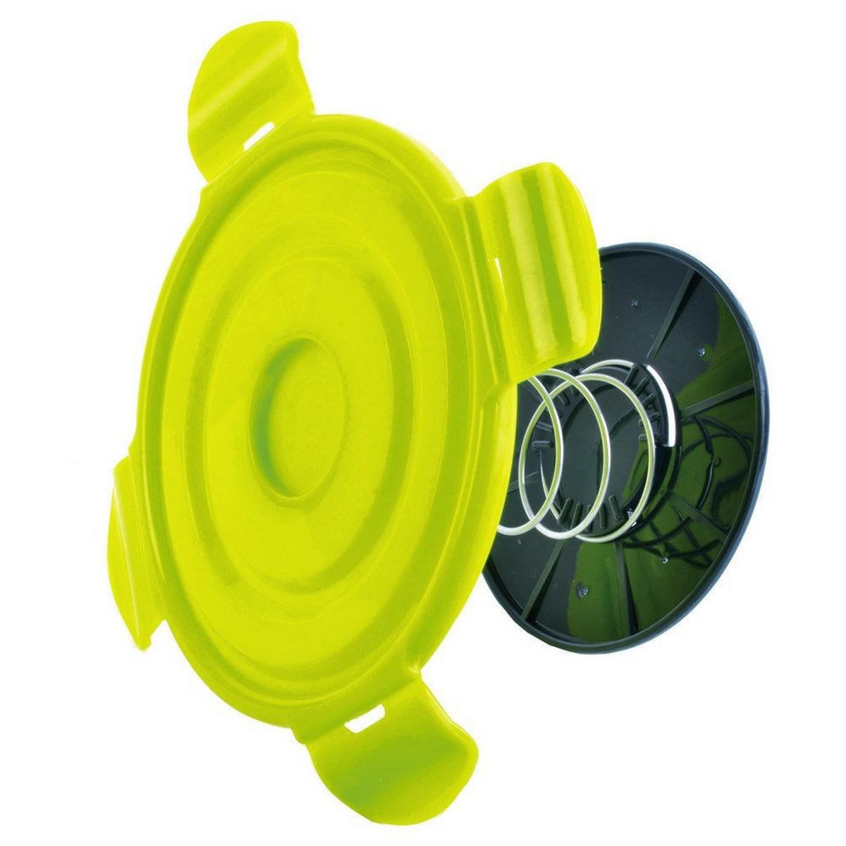 MARINIERBEHÄLTER mit Feder 16 x 16,5 cm 1,8 l - Grün, Kunststoff (1.8L) - Orion 