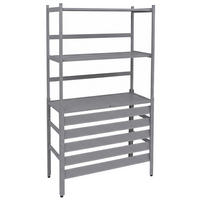 VERKLEIDUNG für Klimaanlage/Wärmetauscher 163x90x38cm Grau - Grau, Metall (90/163/38cm) - PROREGAL