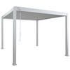 PERGOLA Weiß - Weiß, Metall (308/230/308cm) - MCW
