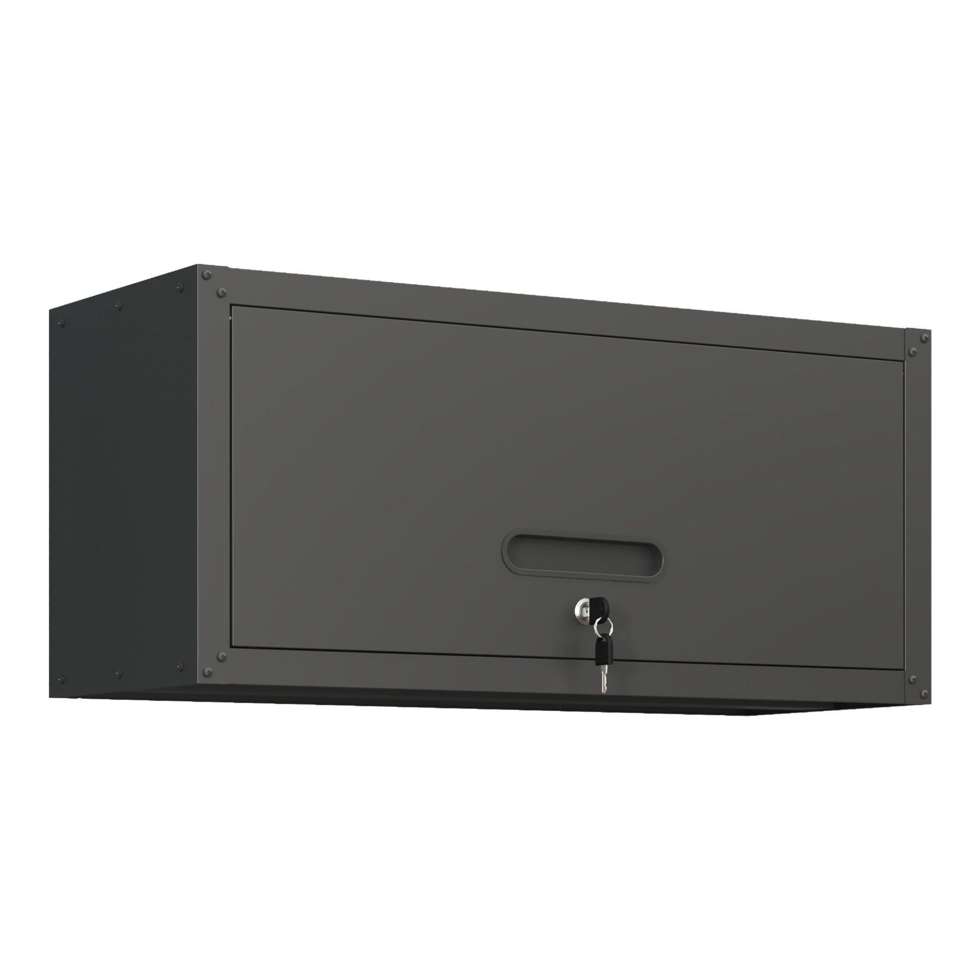 KOMBINATIONSKOFFER – Höhe 34,5 cm × Breite 75 cm × Tiefe 30 cm - Schwarz, Metall (30/34.5/75cm) - DCA