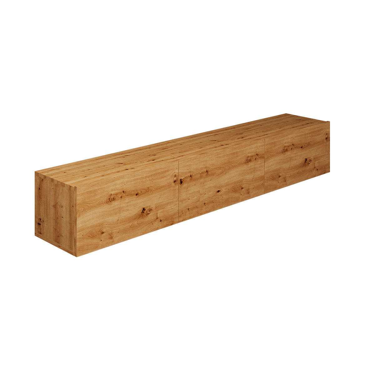 TV STOLÍK Idao Svetlé drevo - hnedá, kompozitné drevo (160/35/29.6cm) - Petits-meubles