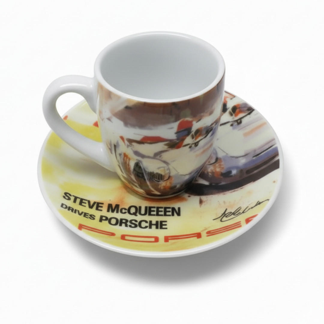 ESPRESSOTASSE Lenzerheide Mehrfarbig Mit Untertasse - Multicolor, Keramik (0.08L) - Porsche