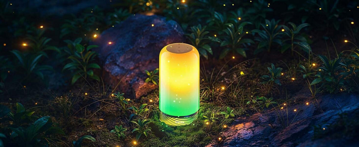 TISCHLEUCHTE Table Lamp 2, RGBICWW, 500 lm - Multicolor, Kunststoff (10.9/10.9/22.4cm) - Govee