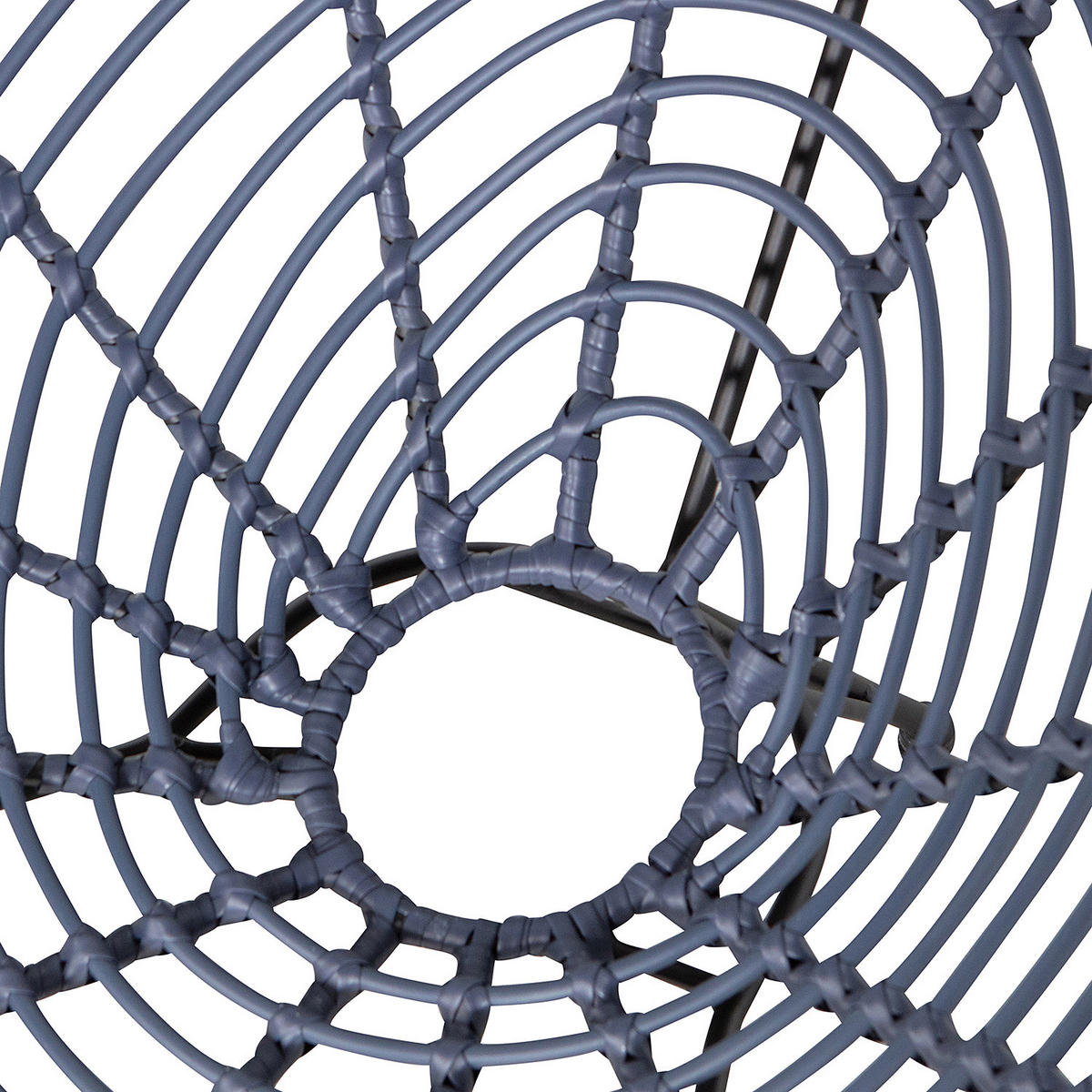 GARTENSESSEL - 2er-Set - Metall / Polyethylen - Blaugrau, Kunststoff/Metall (72/88/81cm) - home24