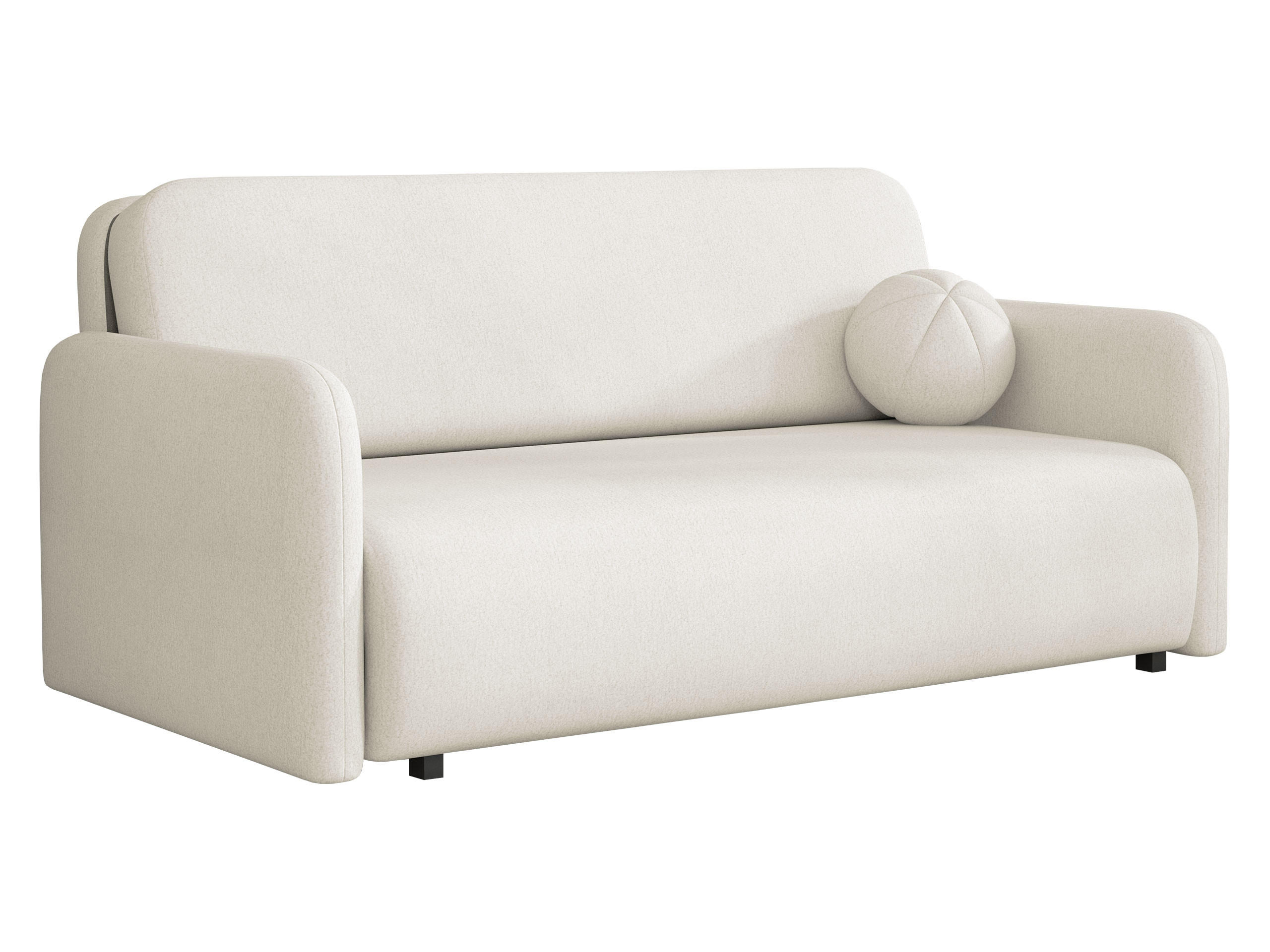 SCHLAFSOFA Viva Sun IV - Creme/Schwarz, Holz/Textil (170/85/103cm) - MIRJAN24