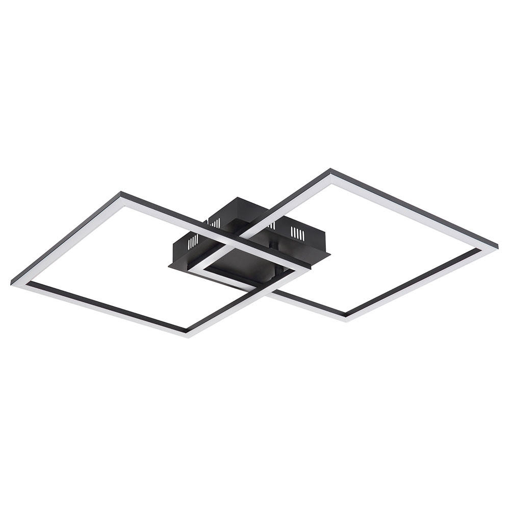 XXXLutz Led Schwarz 47x5.8x47 cm
