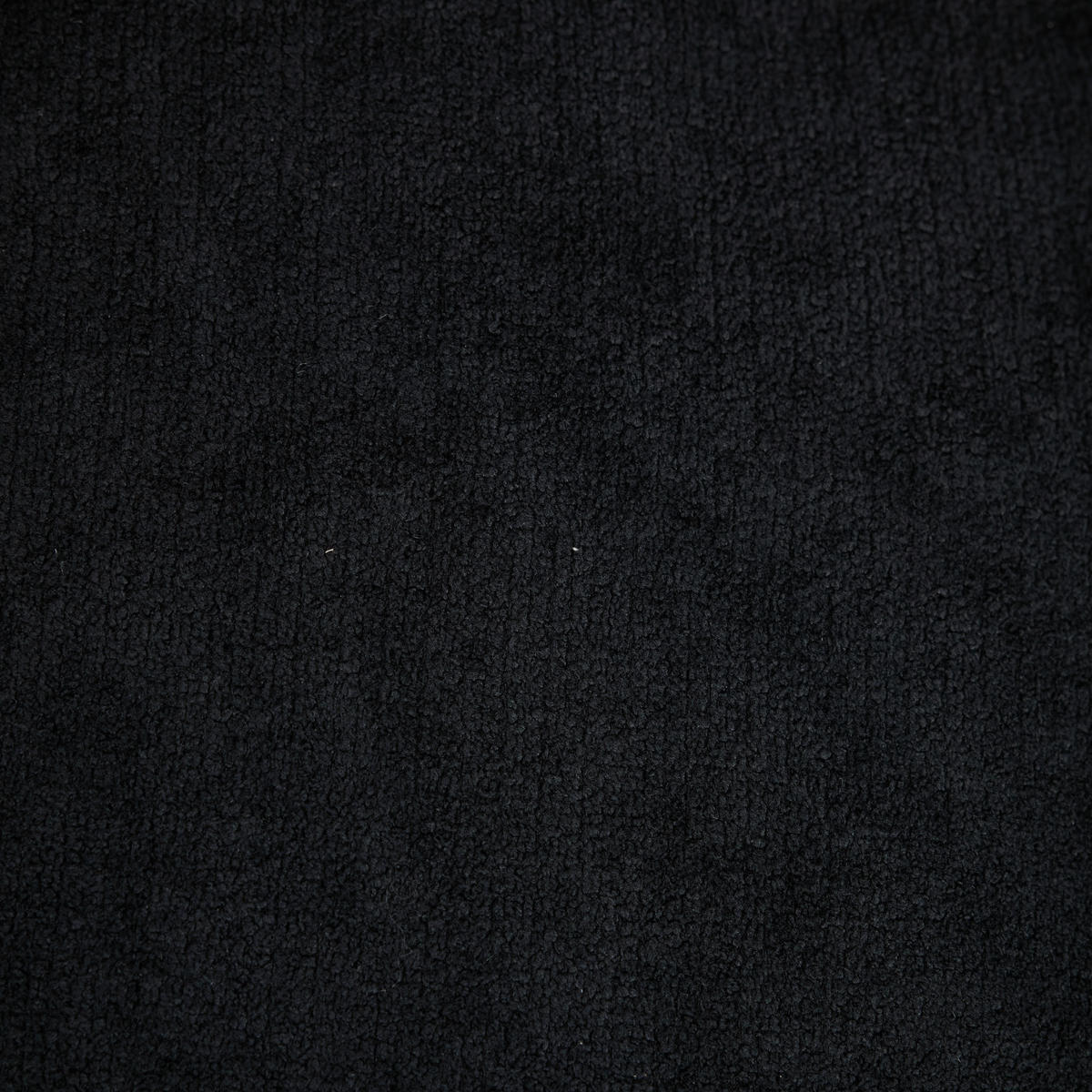 SESSEL Chenille Schwarz drehbar mit Stützkissen - Schwarz, Textil/Metall (116/96/84cm) - WISHDOR